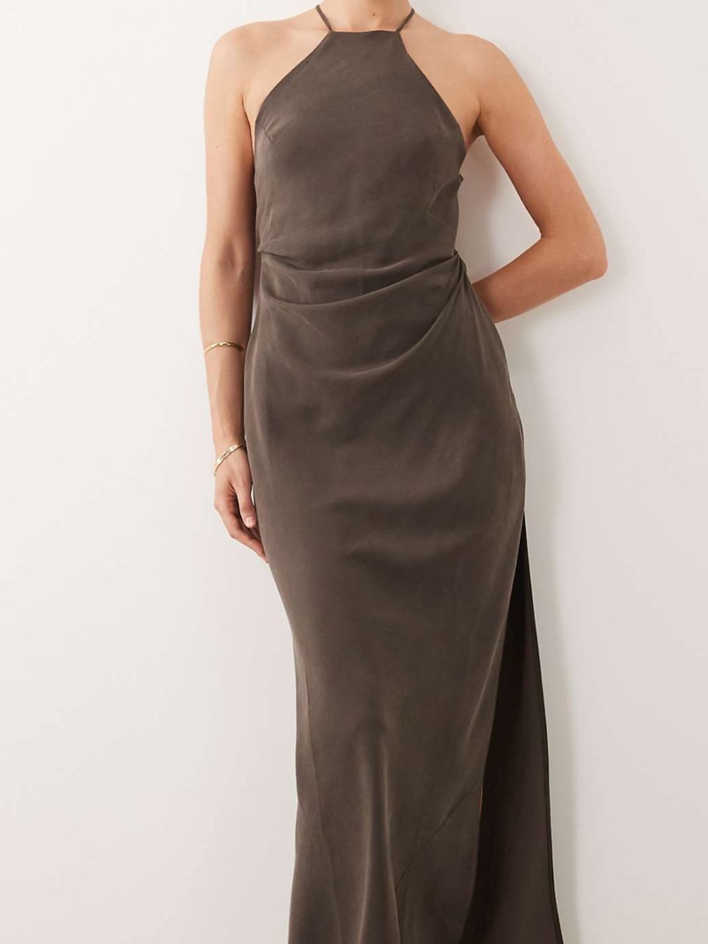 High Neck Maxi Dress